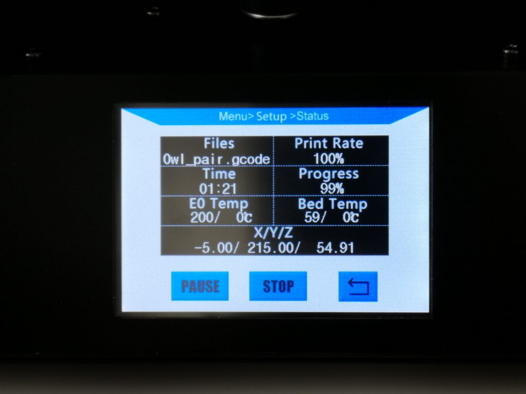 Display 3D Drucker