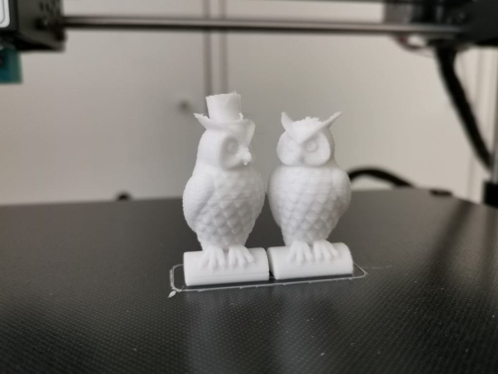 3D Probedruck Eulen