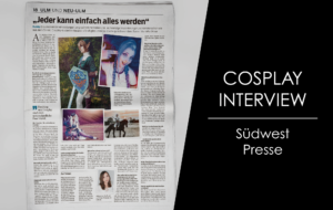 Read more about the article Cosplay Interview: Artikel in der Südwest Presse