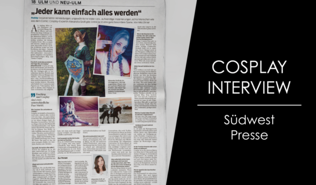 Cosplay Interview: Artikel in der Südwest Presse