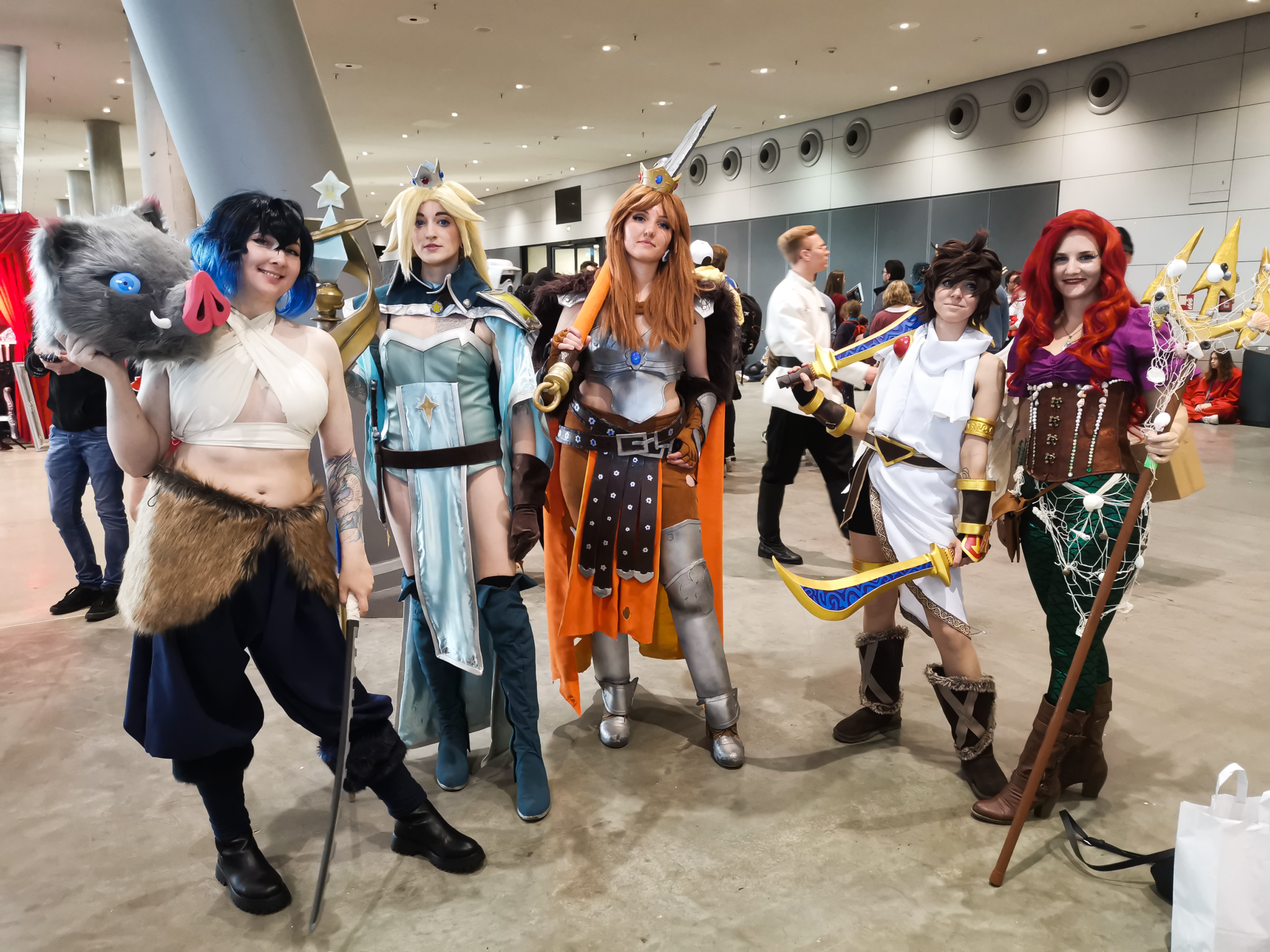 Evelyn, Elridith, Baunzy Cosplay, justyouandtheclueless und Namiki