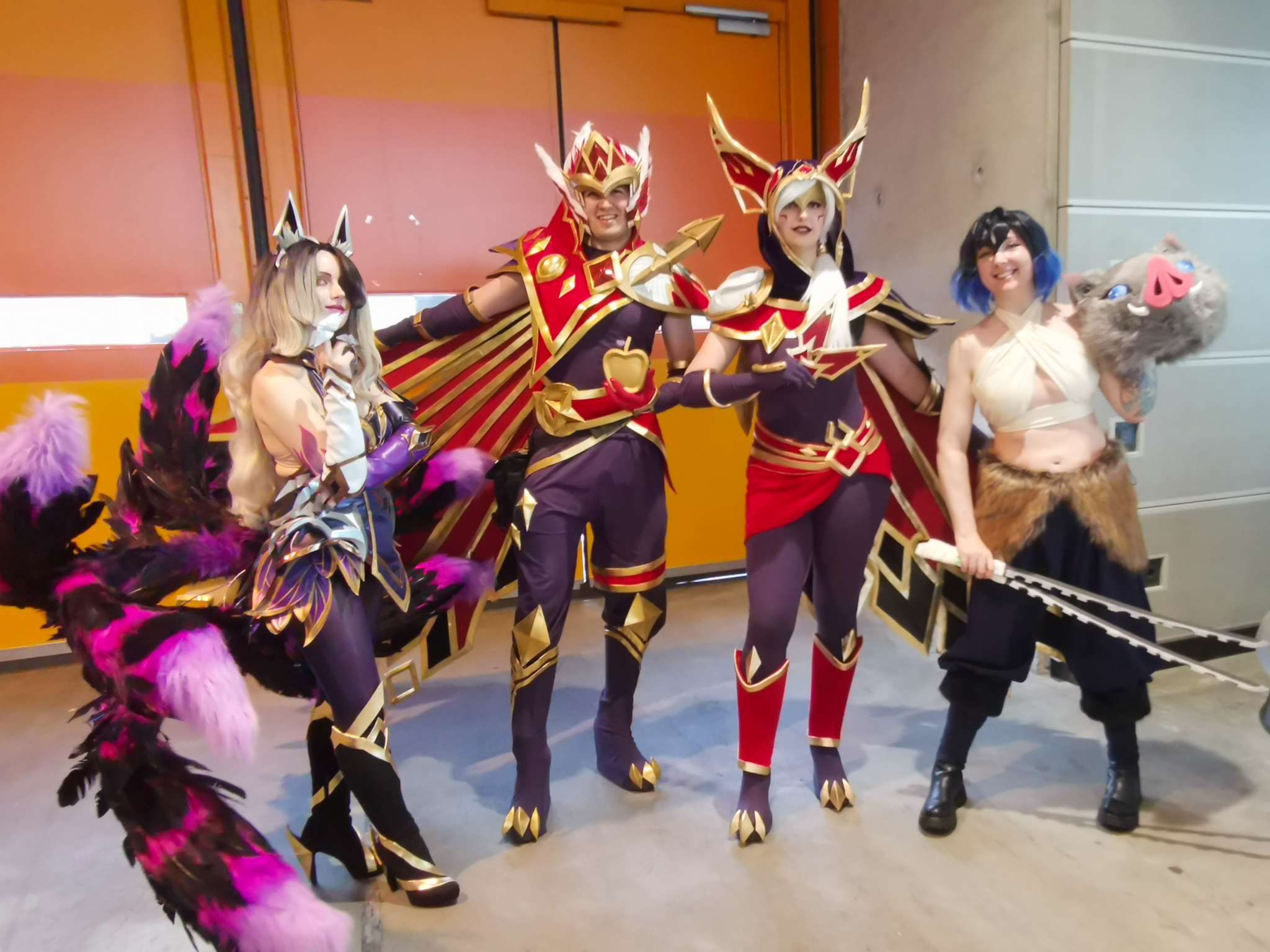 paiclyacosplay, tims_cosplay, luvenascosplay und Evelyn
