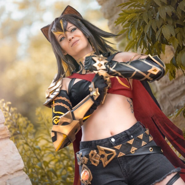 TunajCosplay als Dehya aus Genshin Impact, Foto @prismarella