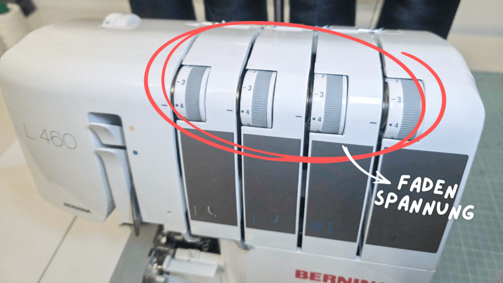 Bernette L460 Fadenspannung